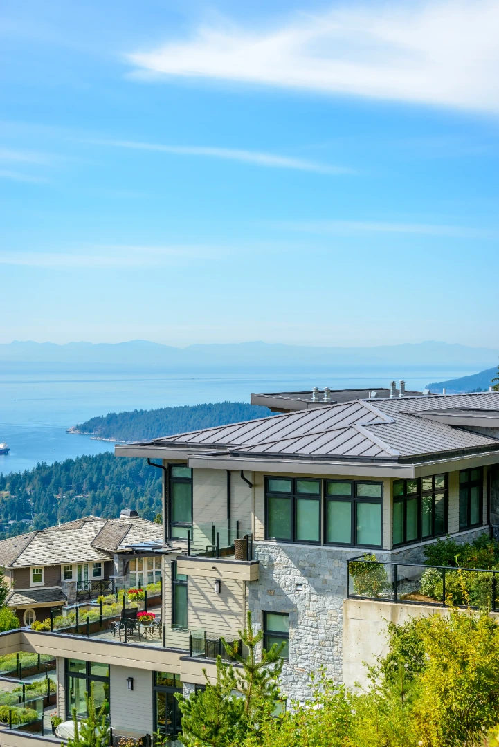 Modern coastal home used as property education imagery